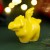Сувенир новогодний "Дракон Джет.2024" интерьерный, желтый, фарфор, 5 см
