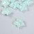 Бусина пластик для творчества "Звезда. Колотый лёд" прозрачно-зелёная 1,3х2,6х2,6 см